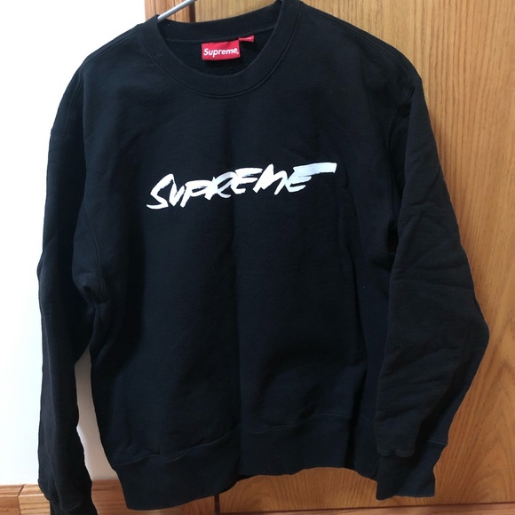 Supreme Futura Logo Crewneck Black M Supreme Futura logo crewneck